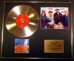 RED HOT CHILI PEPPERS/CD GOLD DISC/SIGNED PHOTO/FRAMED/COA